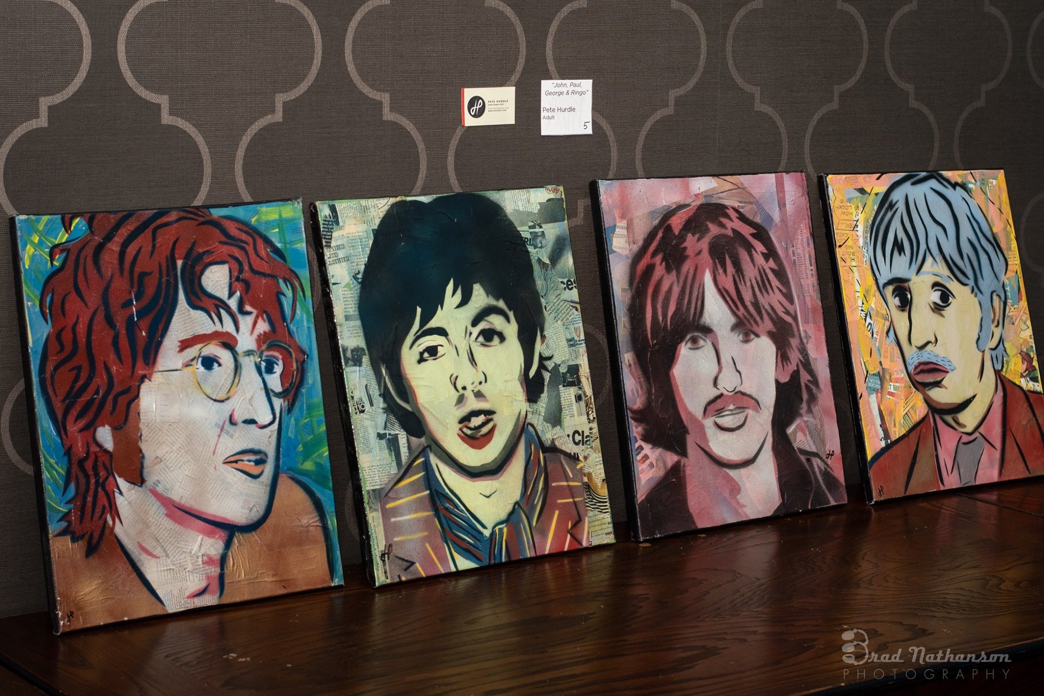 Beatles Art Contest FF19 by BN 2019 Runner Up: "John, Paul, George & Ringo" by Pete Hurdle